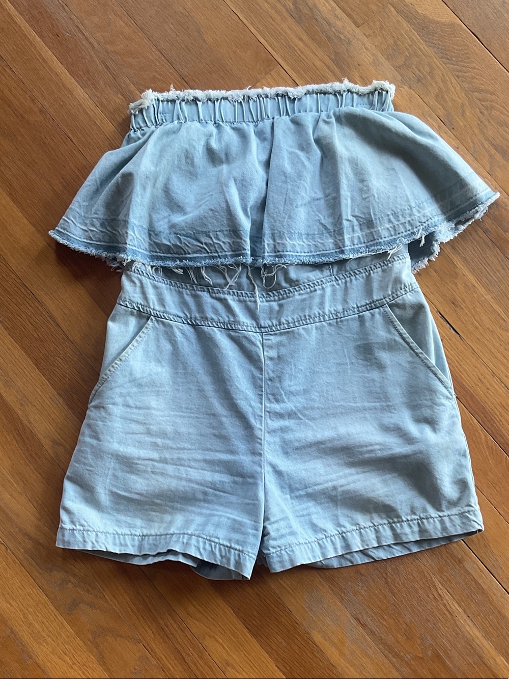 Denim Romper